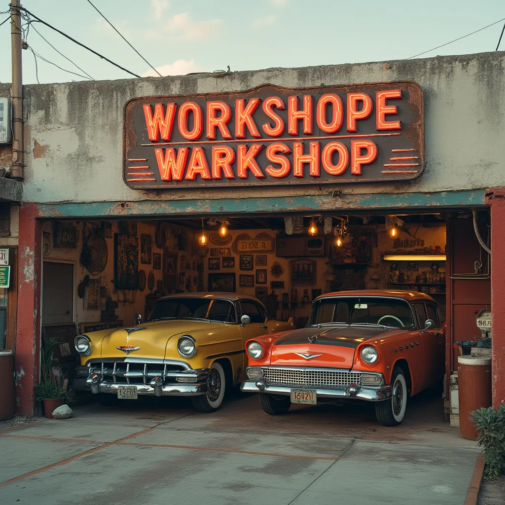fachada de AutoServicio Retro